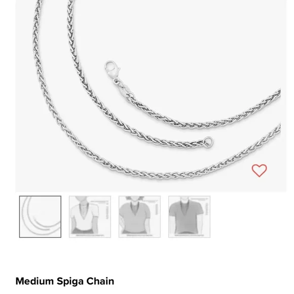 James Avery 24” medium cable Chain Necklace - Picture 4 of 8